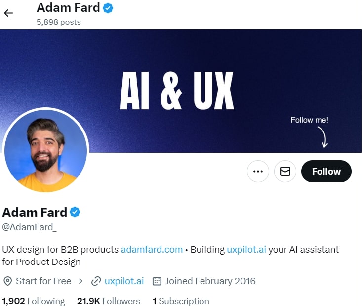 Must Follow Twitter Profiles for UI/UX Design Inspiration in 2024